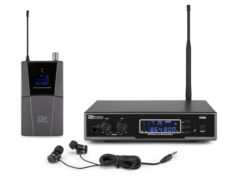 Power Dynamics PD800 Sistema de monitor In Ear UHF